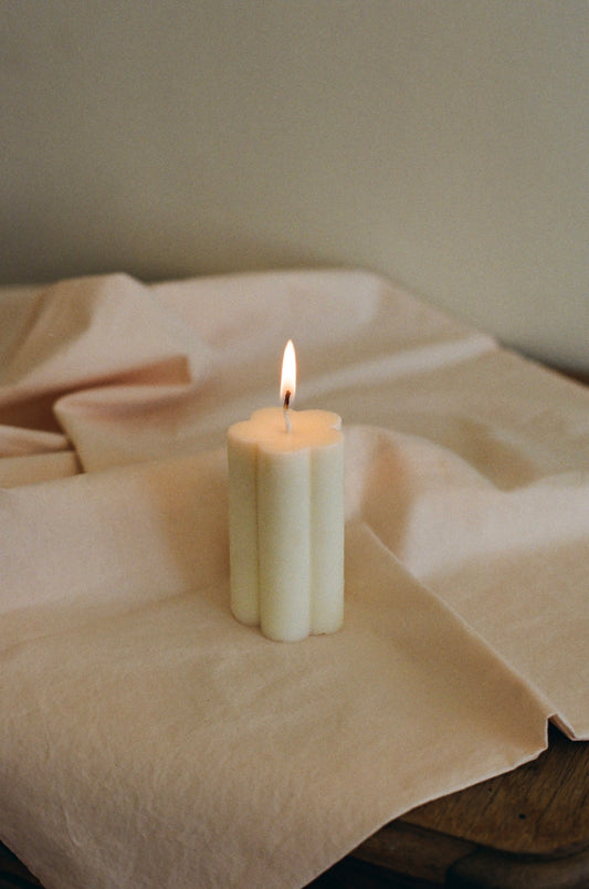 Flower Pillar Candle